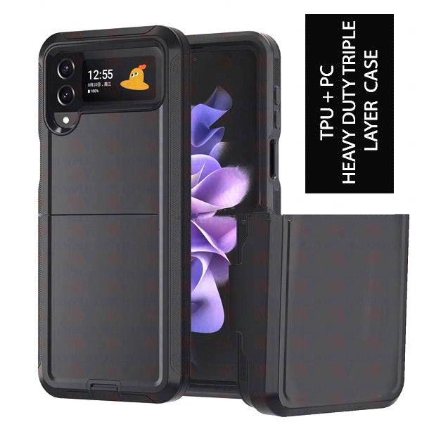 Coque Defender antichoc pour Samsung Galaxy Z Flip 5 (5G) Coque Defender antichoc pour Samsung Galaxy Z Flip 5 (5G)